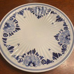 Delft Blauw Handpainted Blue and White Saucer - Set of 4